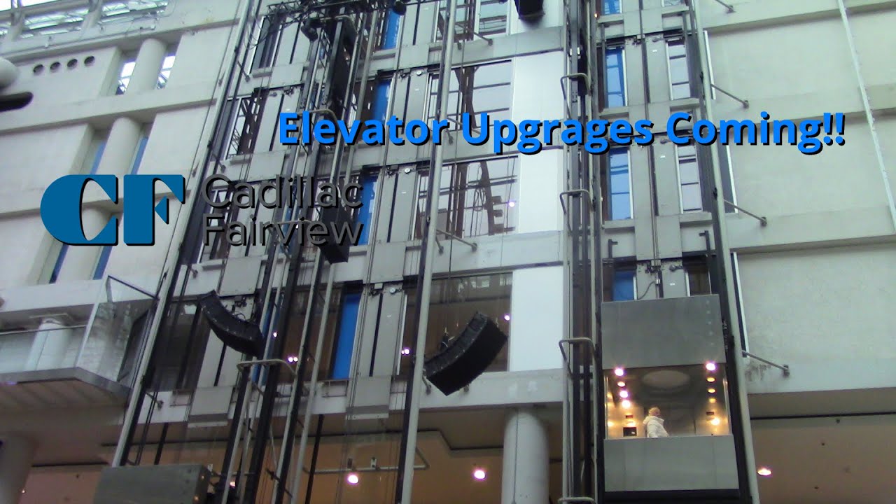 𝐌𝐢𝐧𝐢 𝐄𝐥𝐞𝐯𝐚𝐭𝐨𝐫 𝐄𝐱𝐩𝐞𝐝𝐢𝐭𝐢𝐨𝐧: The Glass Elevators At The Toronto Eaton Centre Are Being Upgraded