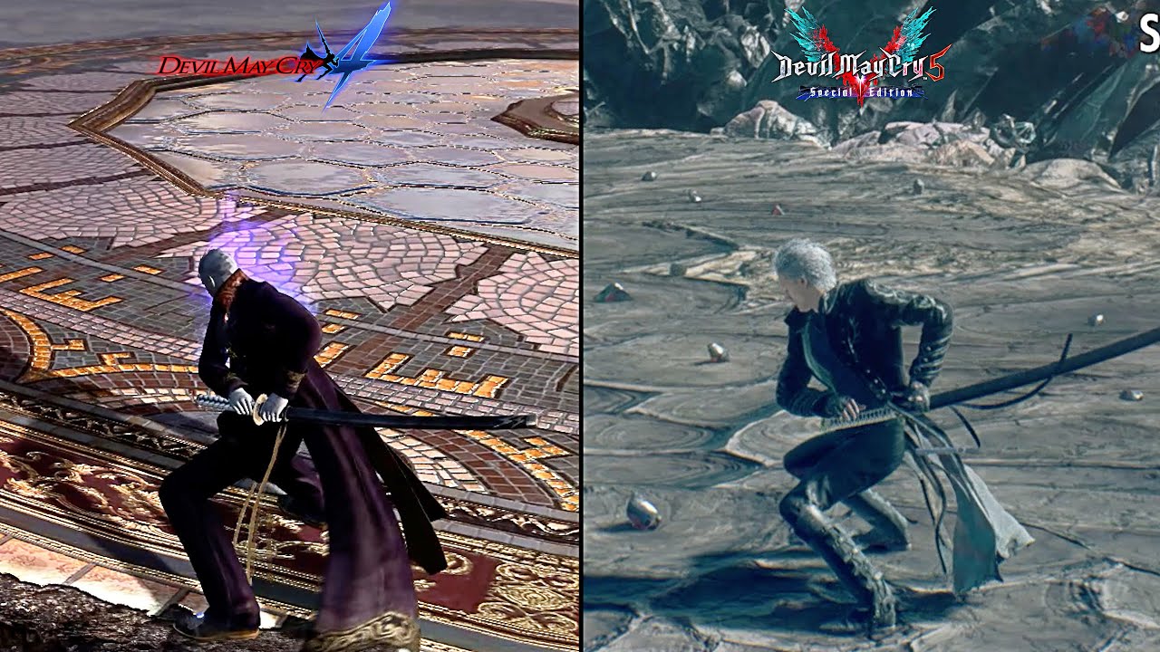 Devil May Cry 4 Vs Devil May Cry 5 Vergil | Comparison