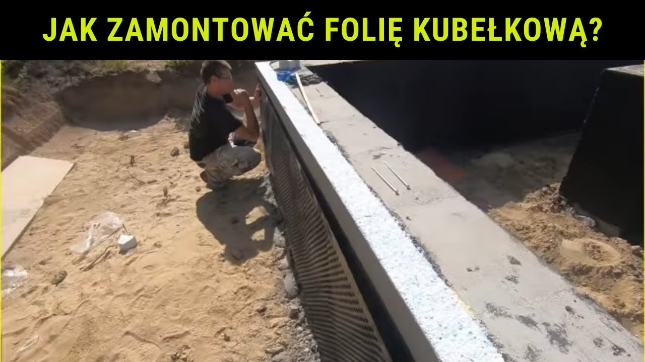 🔴EP.92 Jak zamontować folię kubełkową. Budowa domu. Dom parterowy