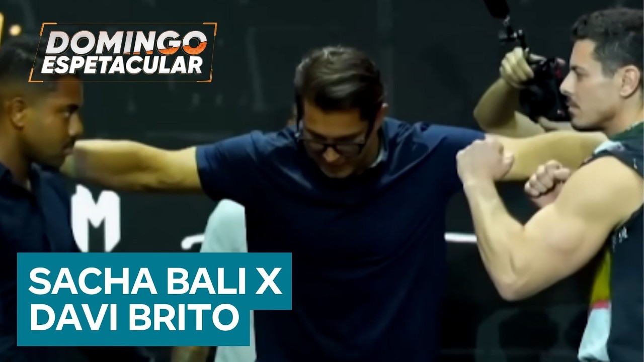 Sacha Bali e Davi Brito vão se enfrentar em ringue de boxe