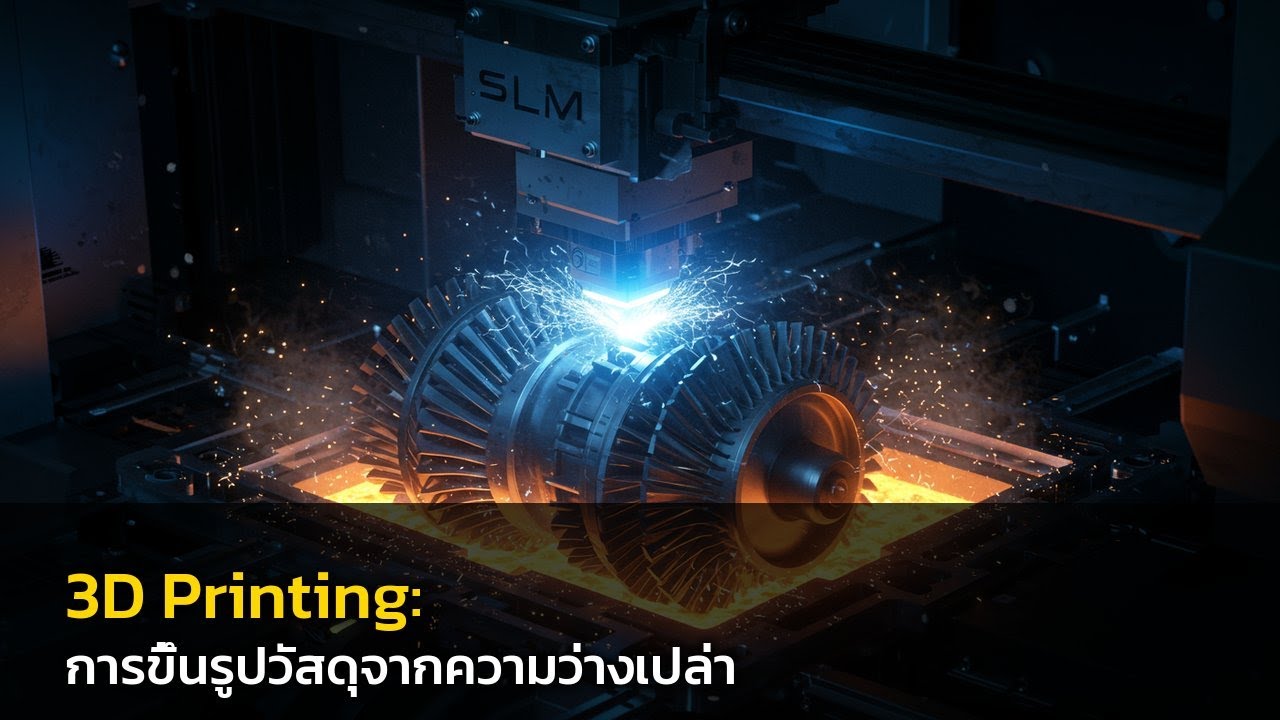 ✨ 3D Printing: การขึ้นรูปวัสดุจากความว่างเปล่า