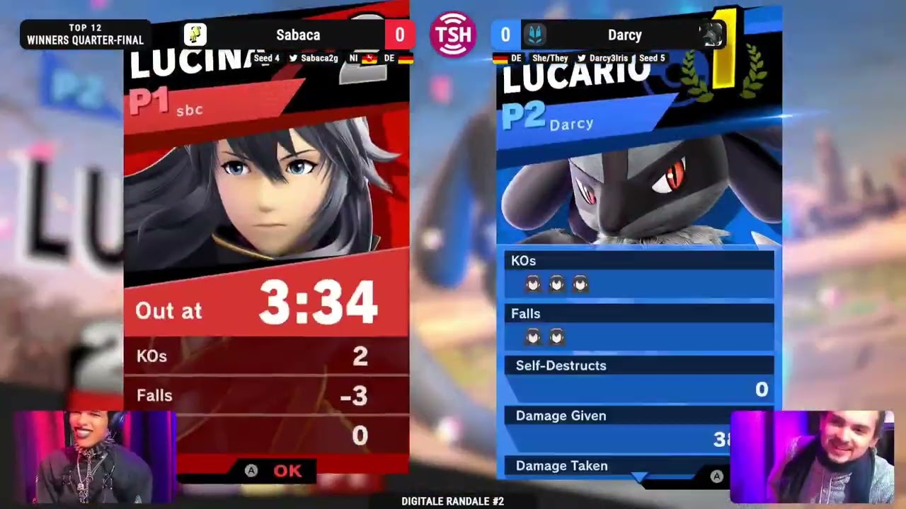 Sabaca (Lucina) vs. Darcy (Lucario) - Digitale Randale #2