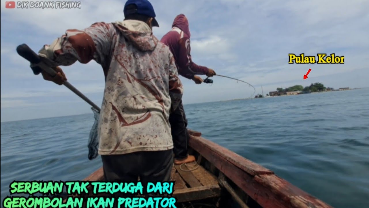 Gokiil..!! Serbuan tak terduga dari ikan predator ini bikin kami kewalahan.