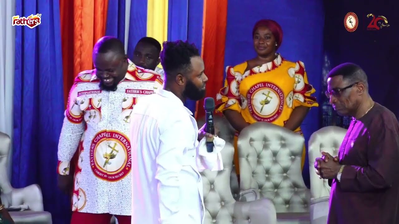 Minister Ernest Opoku, Isaac Frimpong & Obaapa Christy @ Father’s Chapel 20 years anniversary Launch