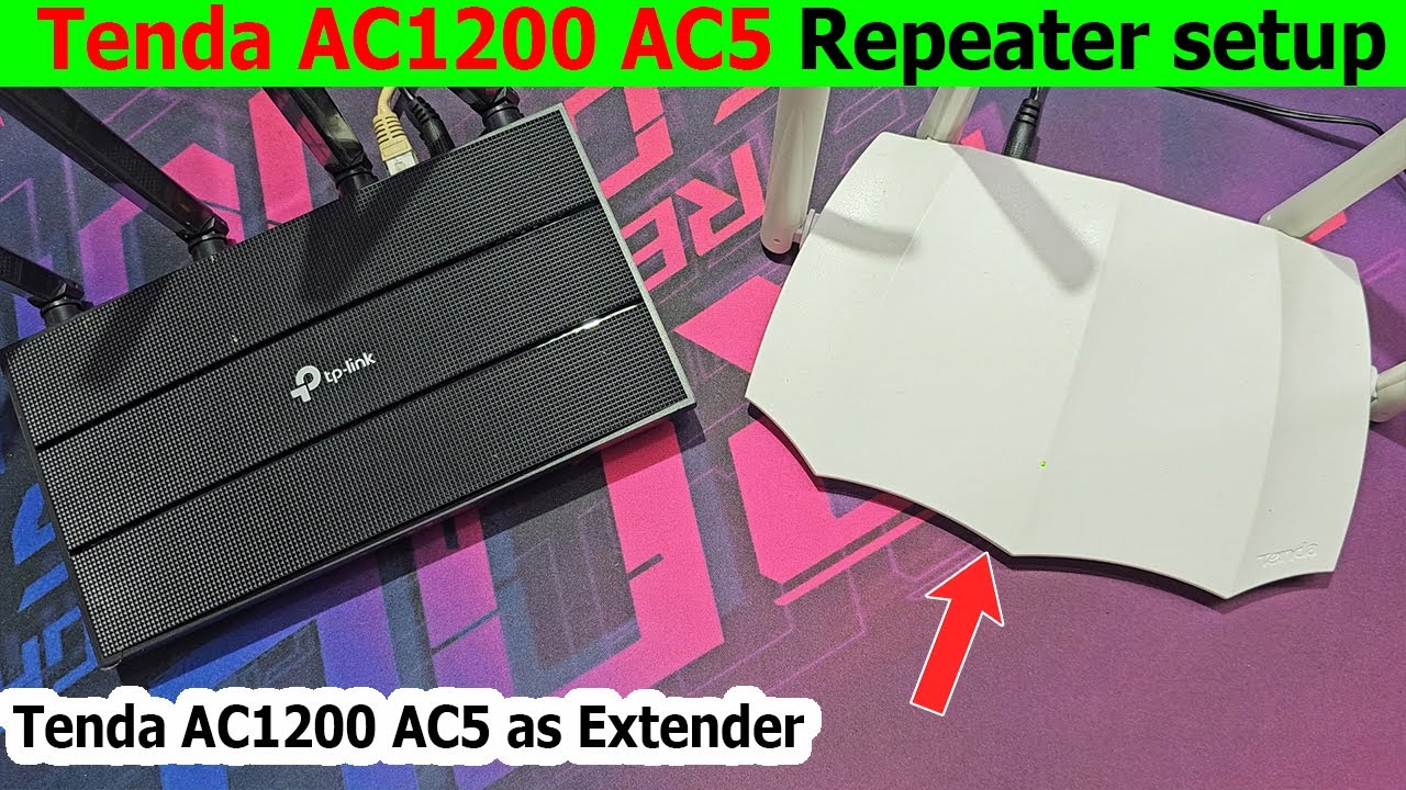 Tenda ac1200 dual band wifi repeater setup