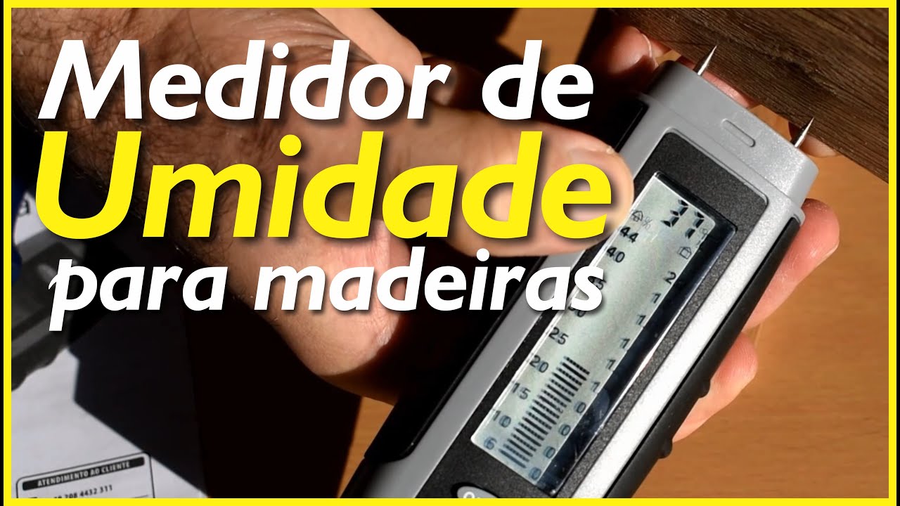 Medidor de umidade para madeira