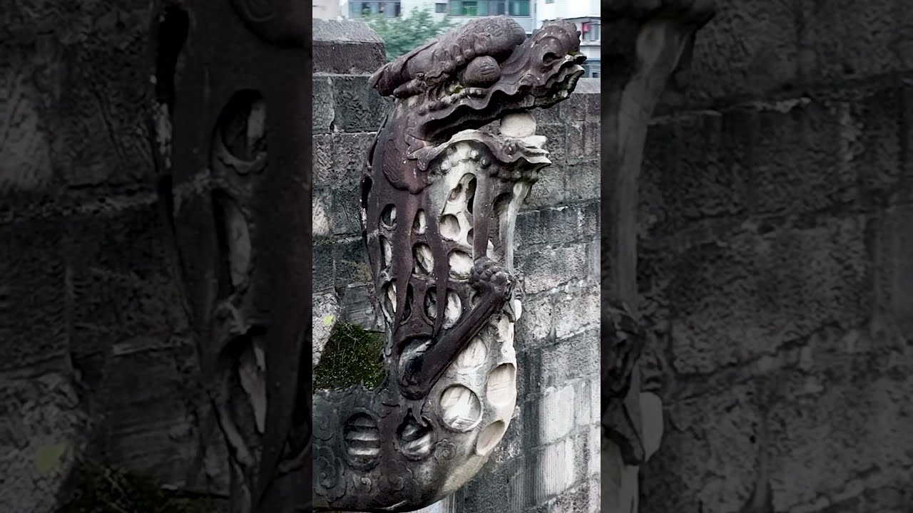 涪陵蔺市龙门桥，建于清光绪元年1875年，山上石龙栩栩如生，感叹古人精妙手艺#shorts #china #views