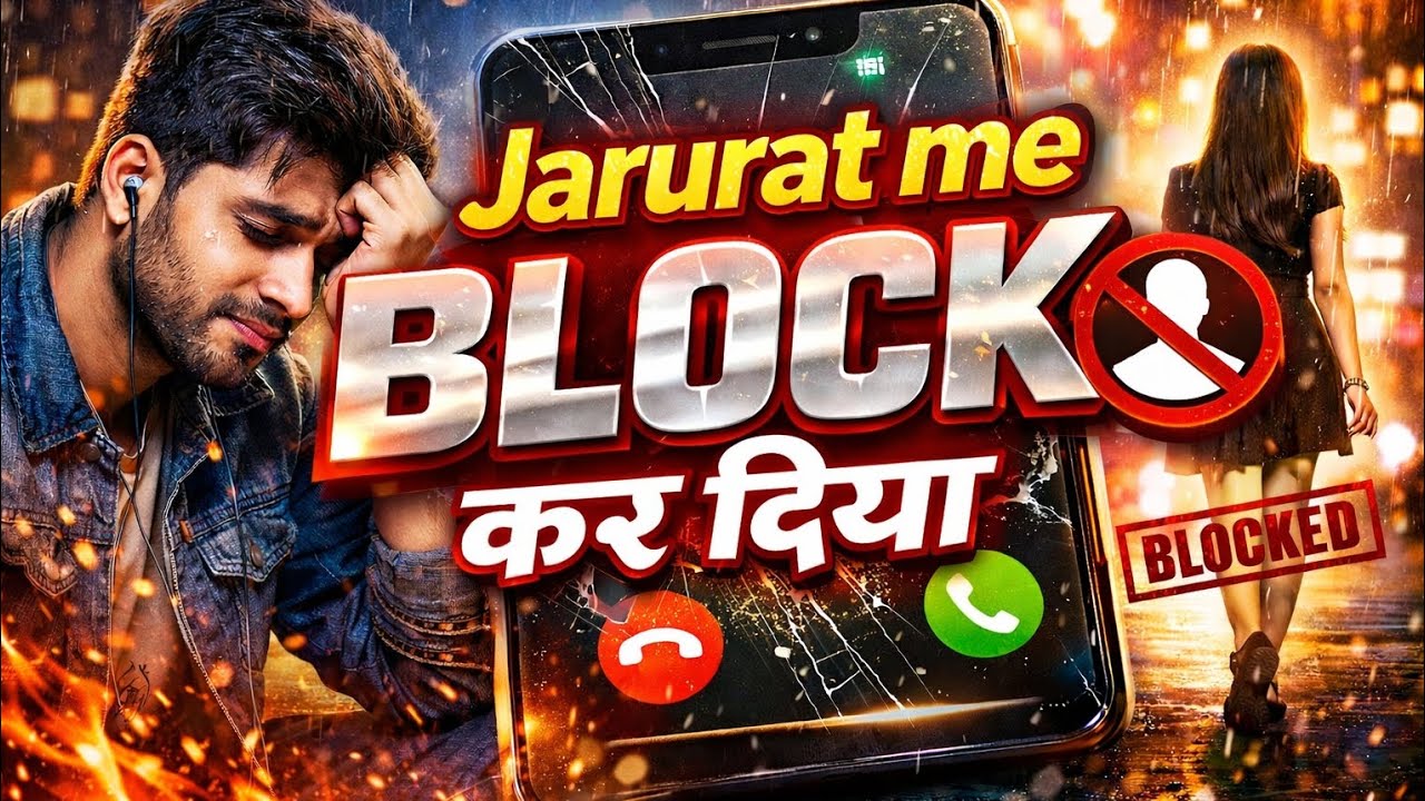 Jarurat Me Block Kar Deya | जरूरत में ब्लॉक कर दिया | New Sad Song Dj Remix 🥹🥹