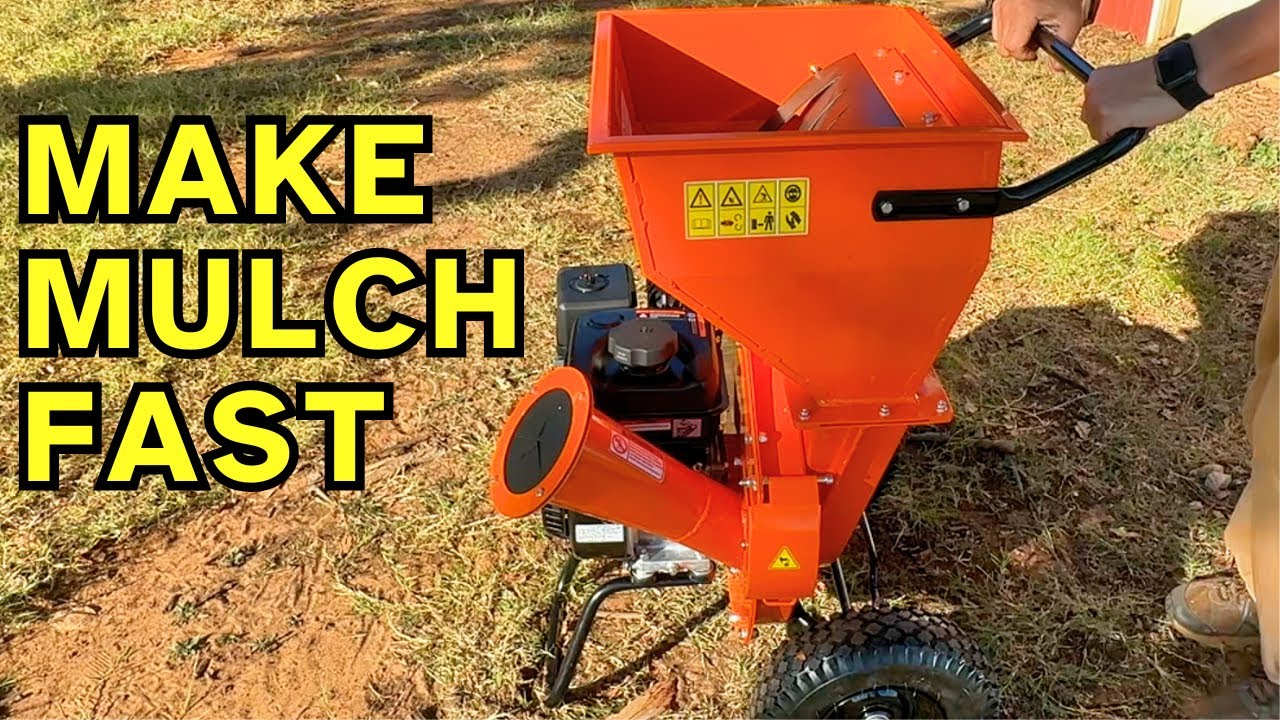 Тестирование измельчителя древесины VEVOR Wood Chipper Shredder Mulcher: полный обзор, сборка и д...