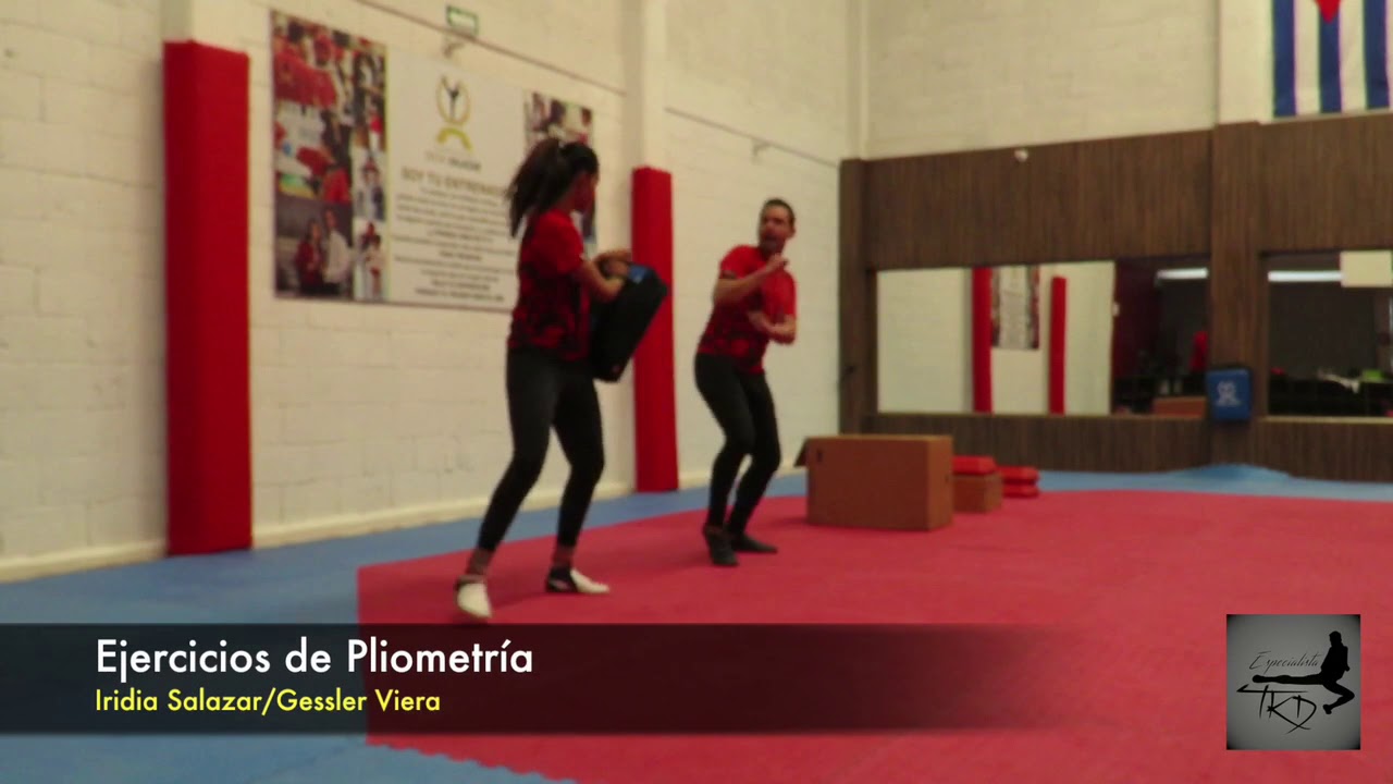 Trabajo de pliometria en el #taekwondo