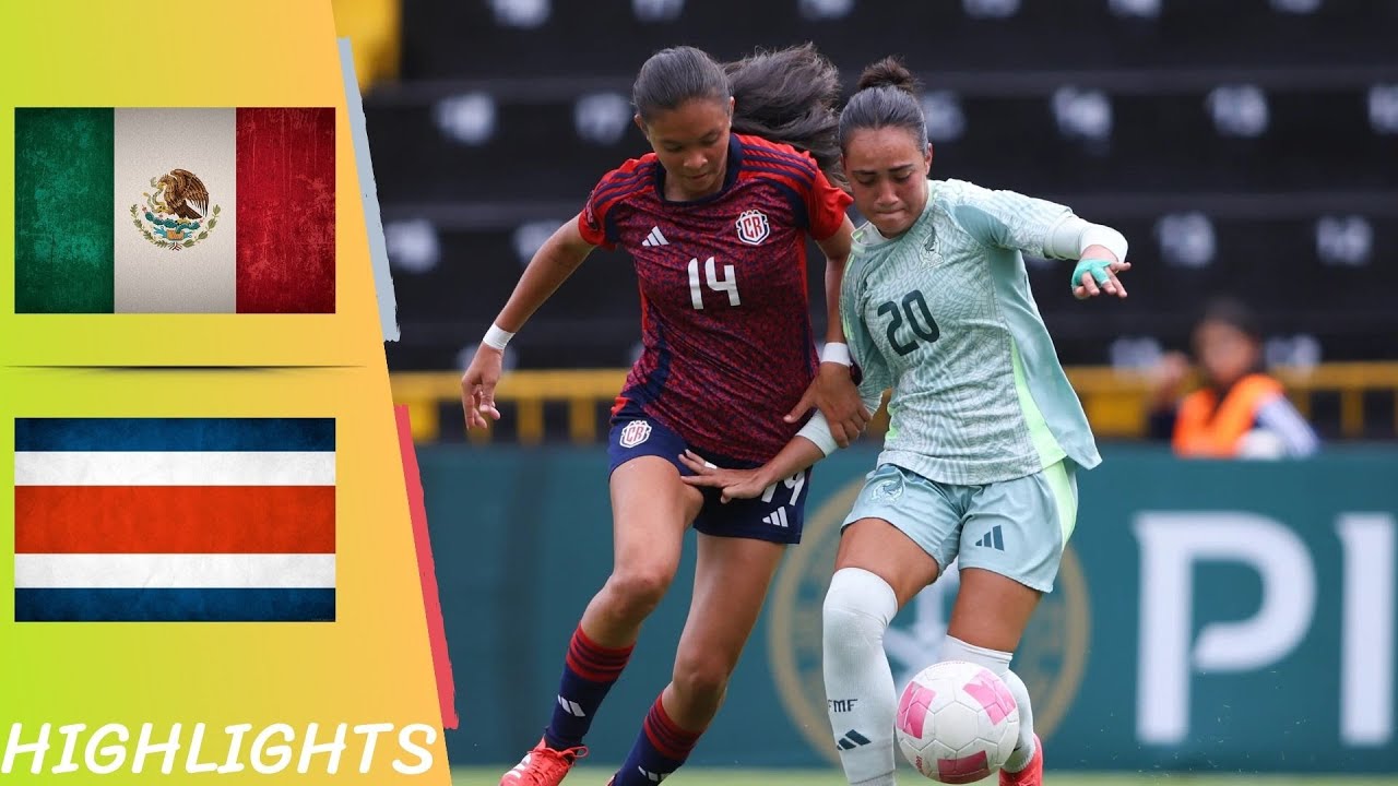 🏆🇲🇽 México rumbo a la final tras arrollar a Costa Rica | Resumen Semifinal Concacaf Sub-20 Femenil