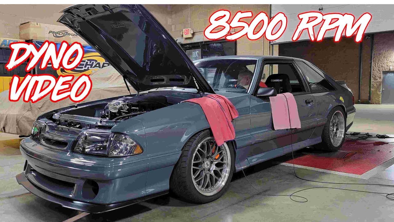Lochness Dyno - NA Built Coyote Swap Foxbody making music at 8500 RPM!