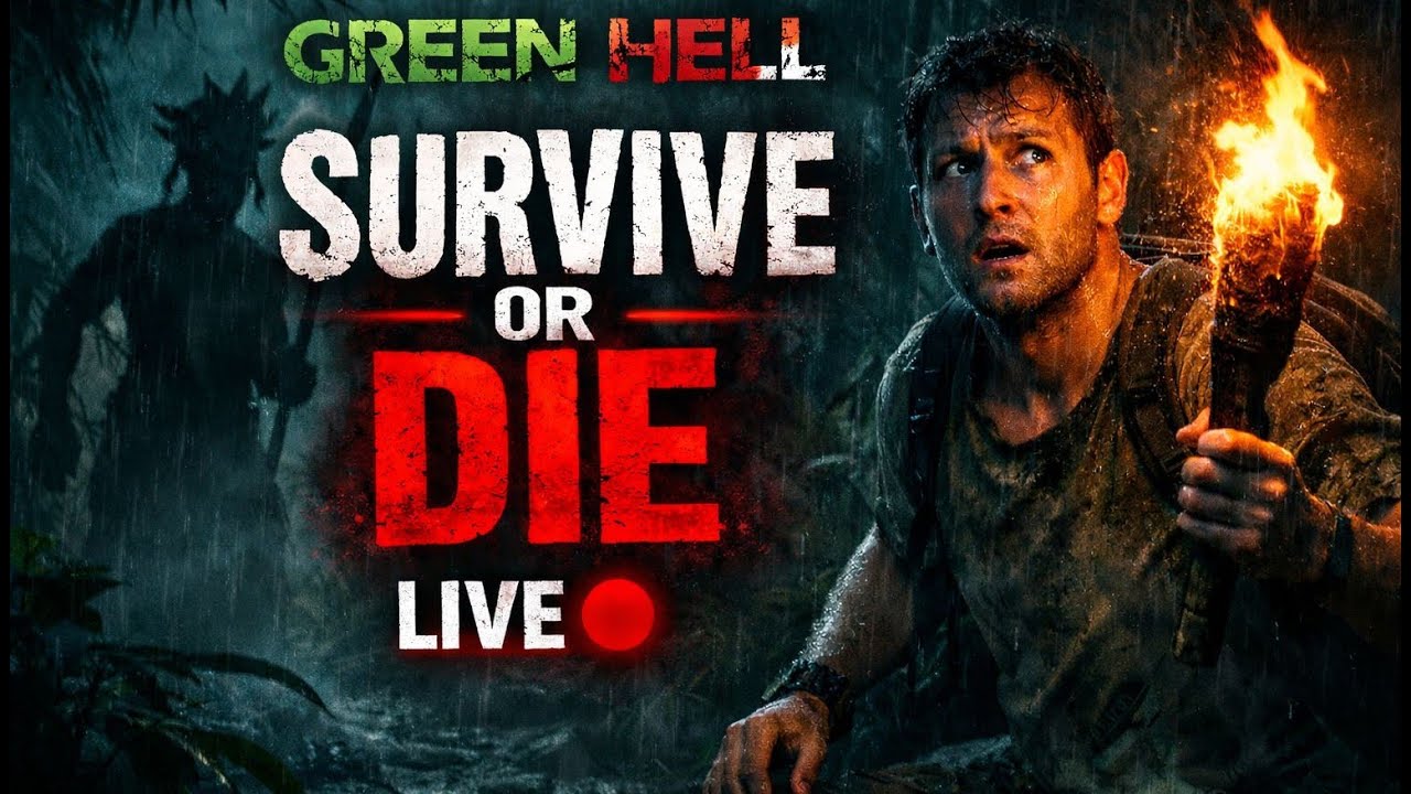 GREEN HELL LIVE 🔥 Episode 01 | Can I Survive The Jungle?