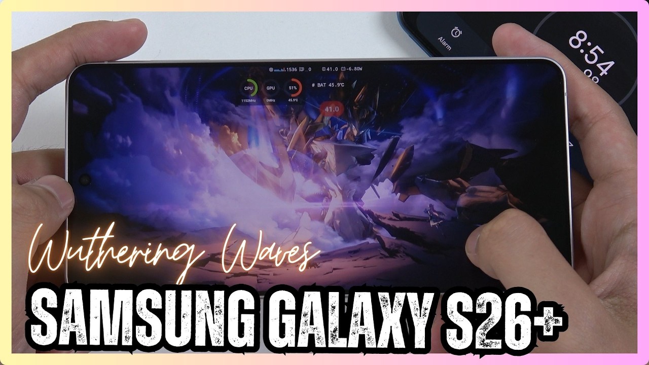 Samsung Galaxy S26 Plus Wuthering Waves Gaming Test | Exynos 2600 + Xclipse 960 Performance