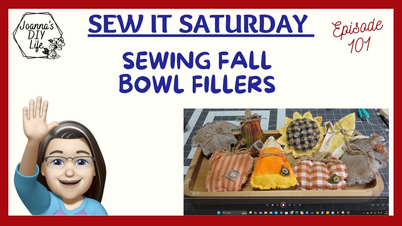 SEWING COUNTRY FALL BOWL FILLERS