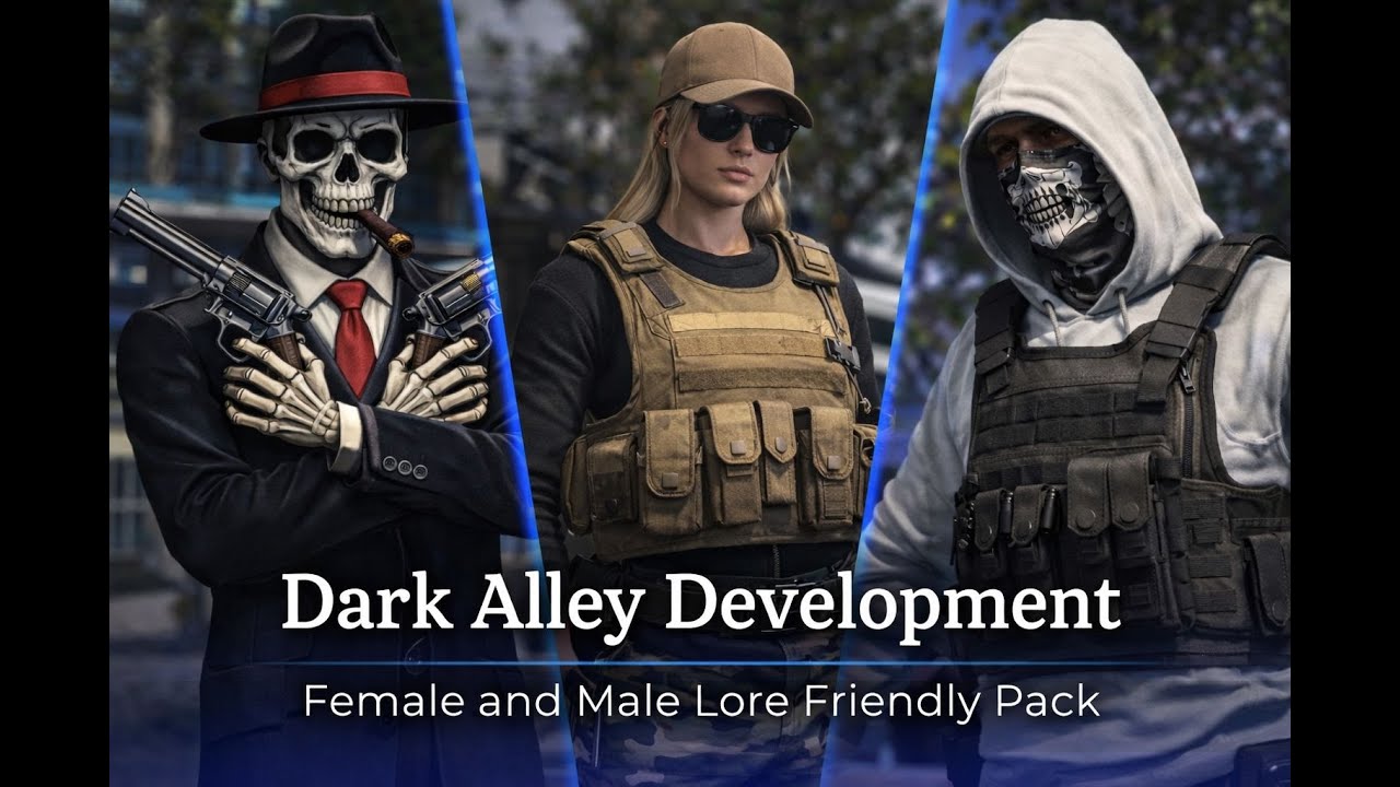 Male & Female Lore Friendly Pack | Dark Alley Development |