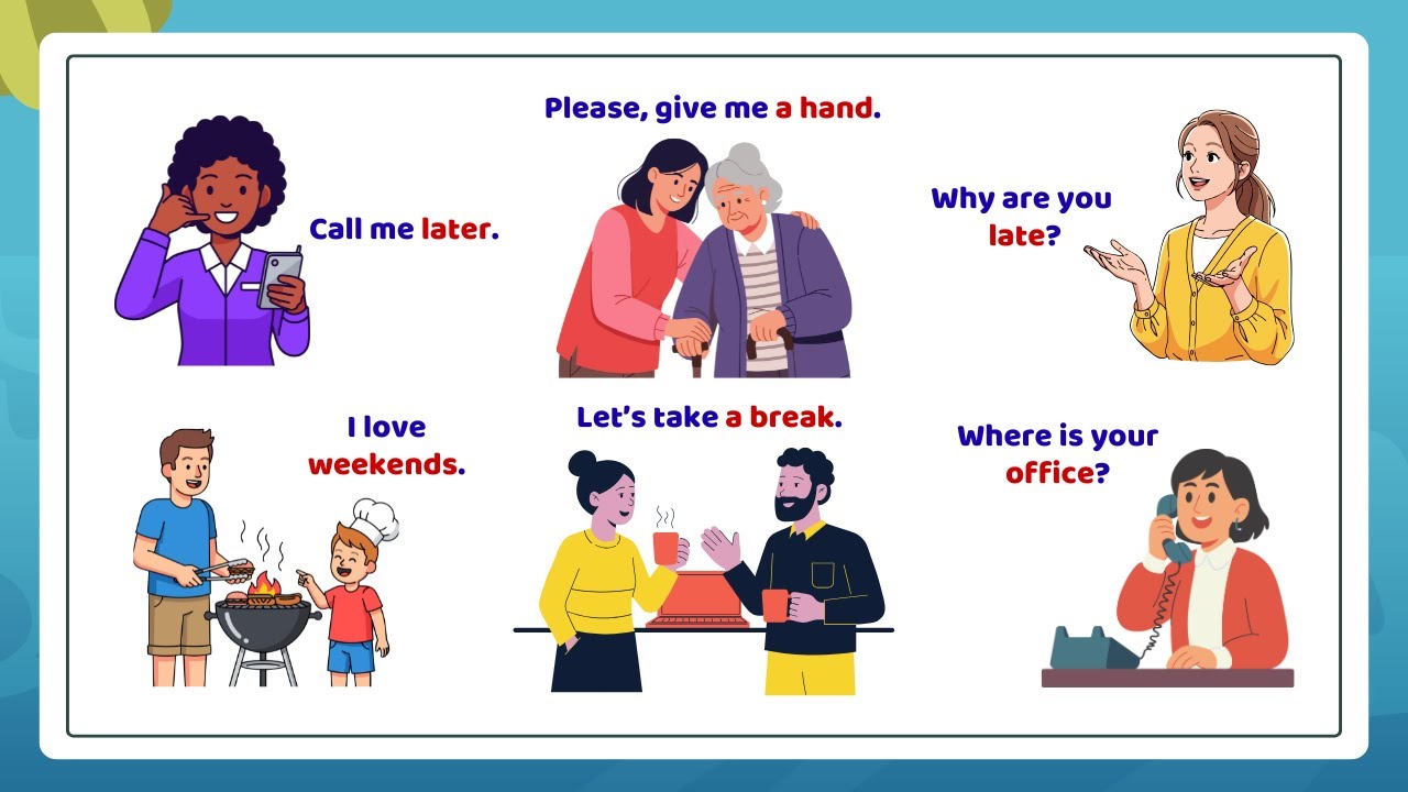 Daily Use English Sentences - Easy English Sentences.