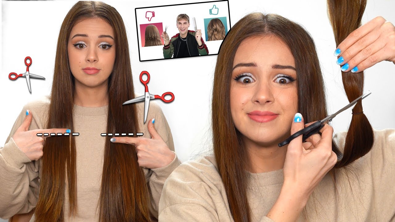 I CUT MY OWN HAIR!!! I Tried Following Brad Mondo Haircut Tutorial