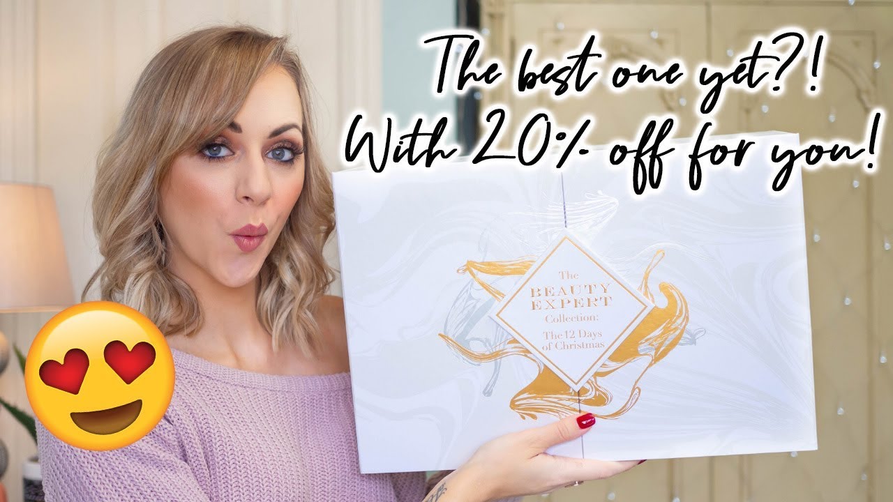 BEAUTY EXPERT 2019 ADVENT CALENDAR UNBOXING - EXCLUSIVE - WITH 20% OFF FOR YOU! LADY WRITES