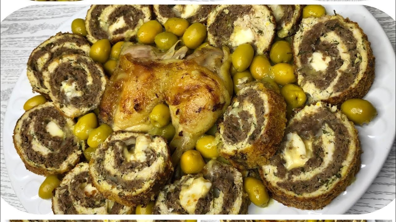 سر الموائد الفاخرة حضري رولي دجاج محشي بخطوات  سهلة ولذيذة 😍🍗🥩#وصفات_djamilacooks 