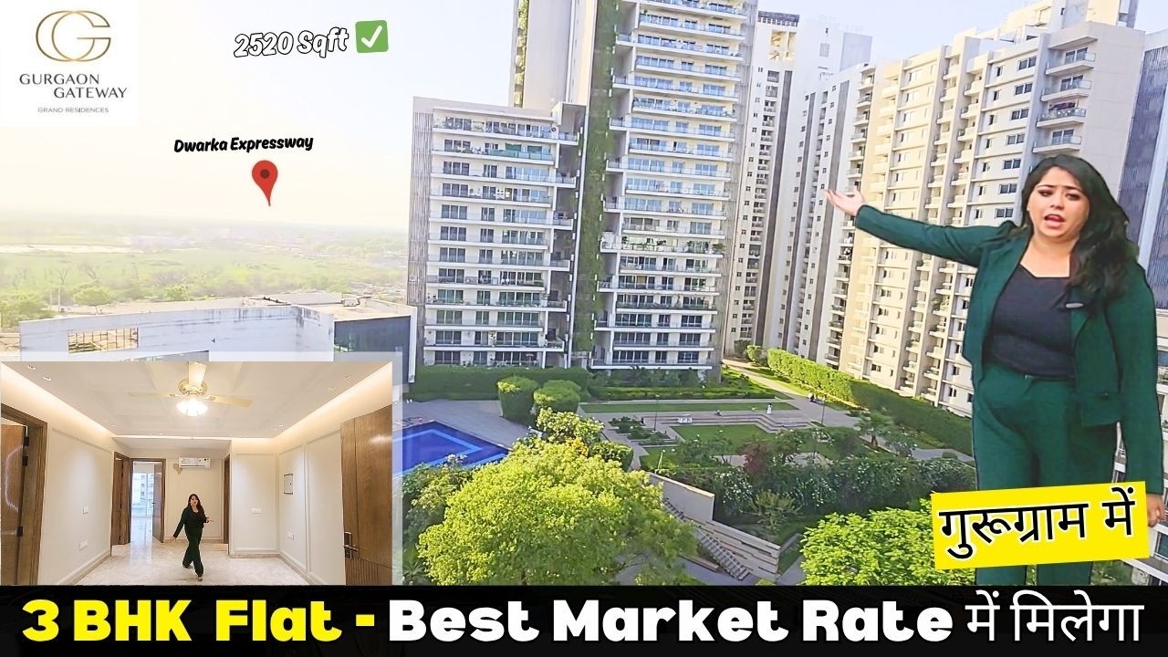 Ultra Luxury, 3 BHK Flat for Sale in Gurugram, Sec 112, Dwarka Expressway (Tata Gurgaon Gateway)