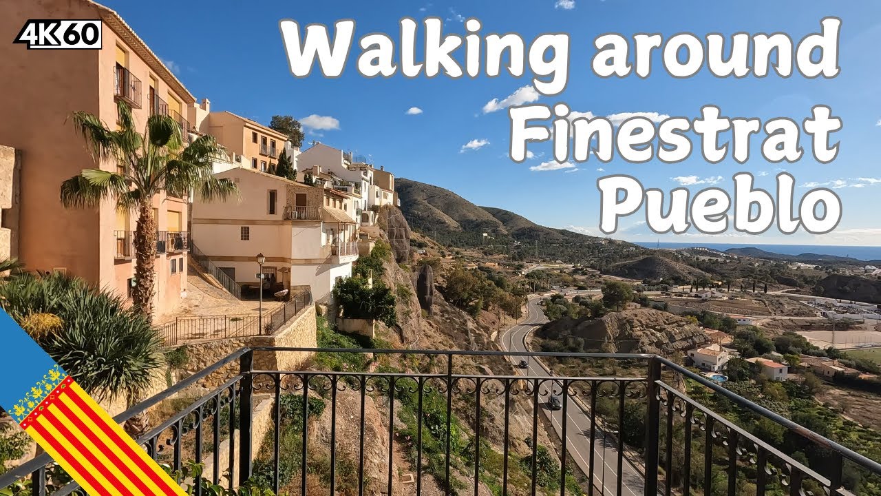 A winter walking tour around Finestrat pueblo, and taking the backroad through the citrus groves.