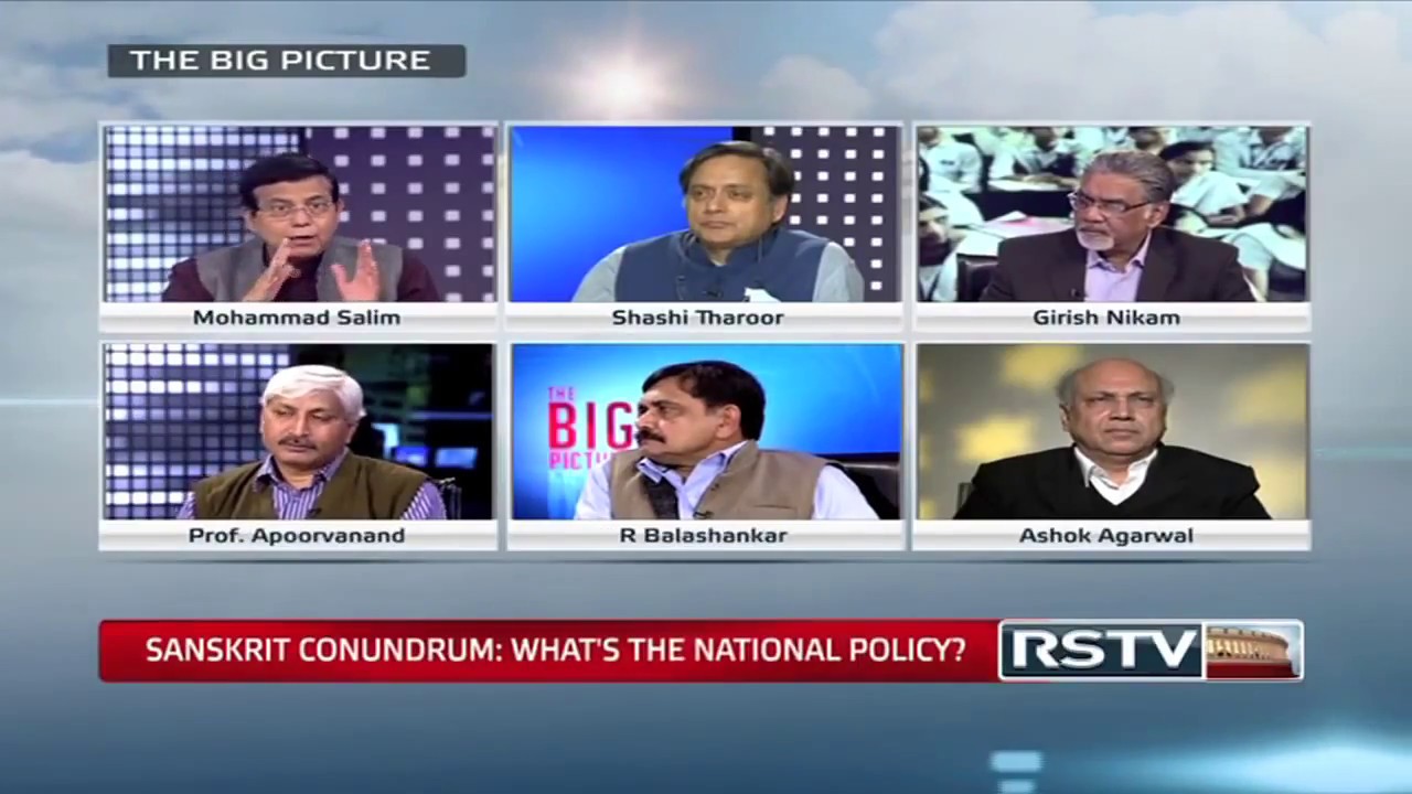 Dr. Shashi Tharoor - The Big Picture: Sanskrit conundrum  What's the national policy