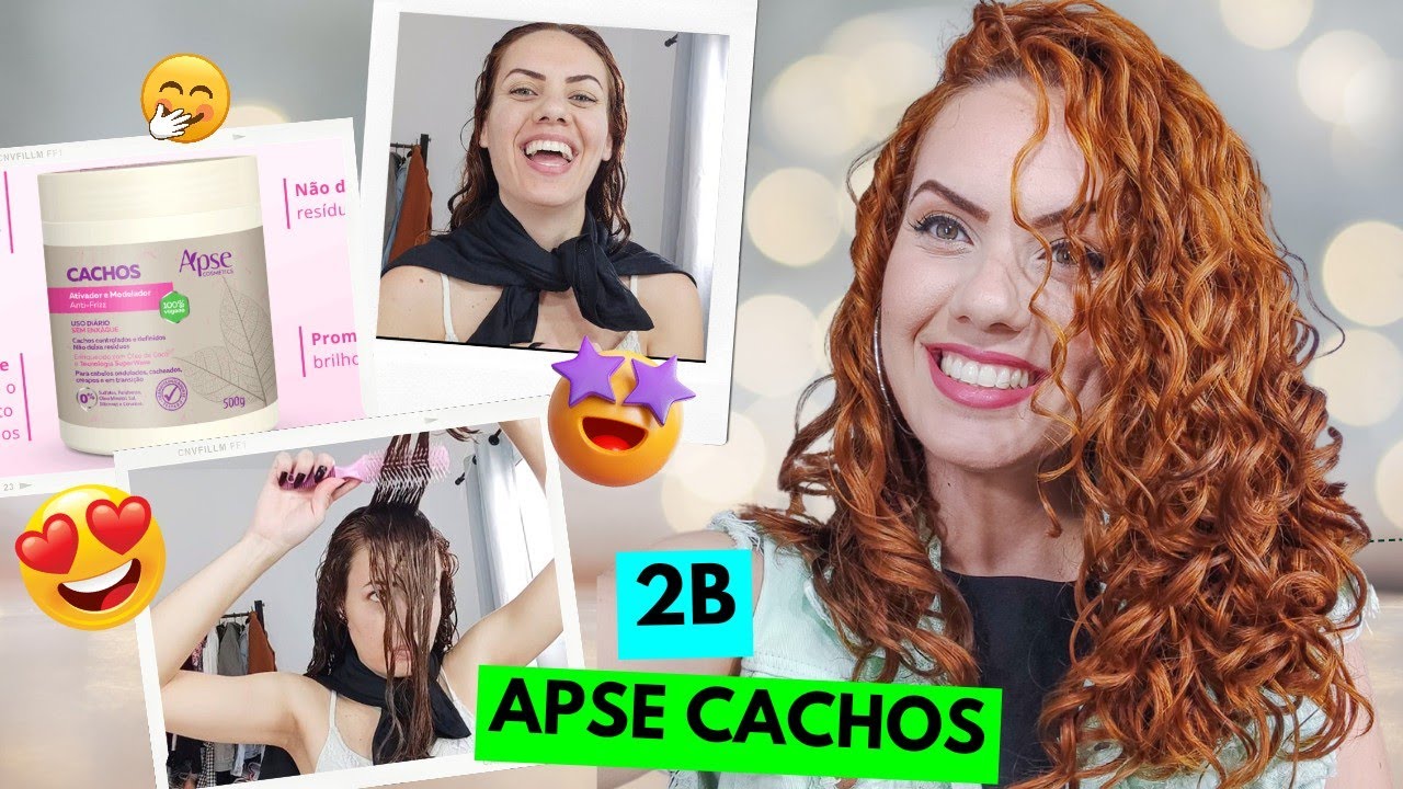 Finalização de cabelo ONDULADO 2B com APSE CACHOS  | MUITA DEFINIÇÃO 😍