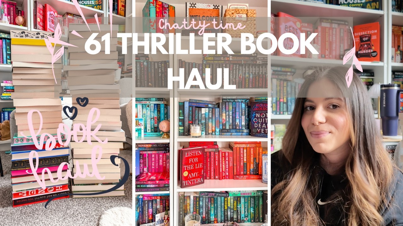 HUGE THRILLER BOOK HAUL 📚📚