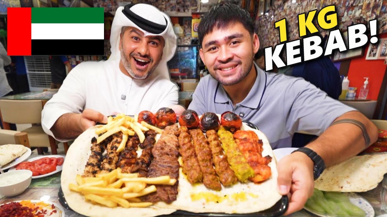 BEST Kebabs in DUBAI! Eating 1KG Legendary Kebabs since 1970's! No.1 Kebab in U.A.E?
