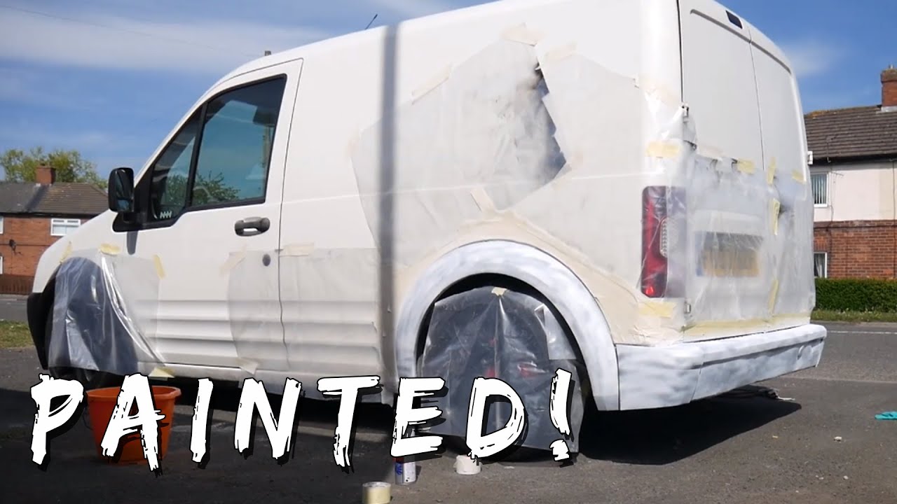Модифицированный Ford Transit Connect #02 с низким уровнем доработок - ЕГО КРАСЯТ!