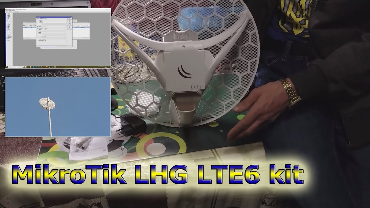 Точка доступа MikroTik LHG LTE6 kit