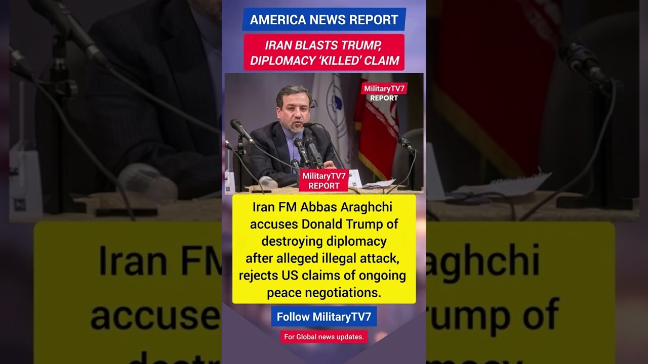 Iran Blasts Trump, Says Diplomacy &ldquo;Killed&rdquo; | Big Global Reaction