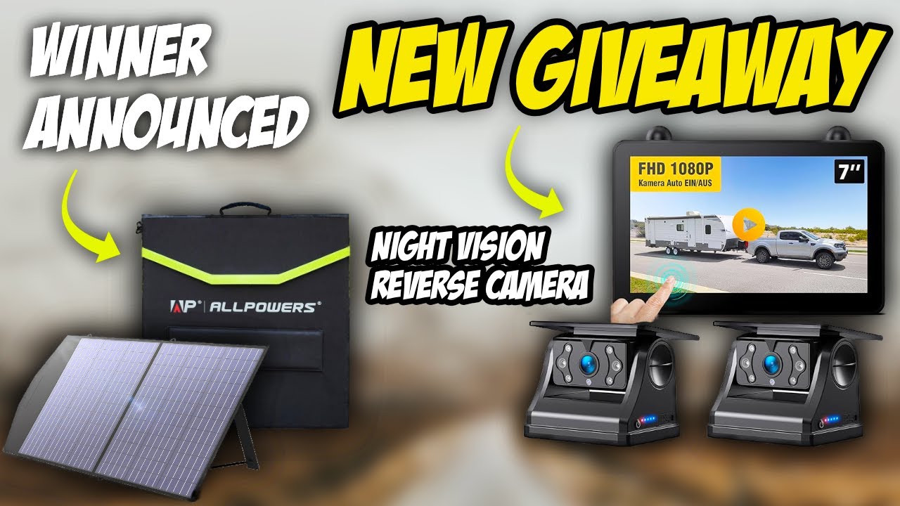 Выиграйте бесплатную камеру заднего вида! Идеально подходит для автодомов и фургонов!