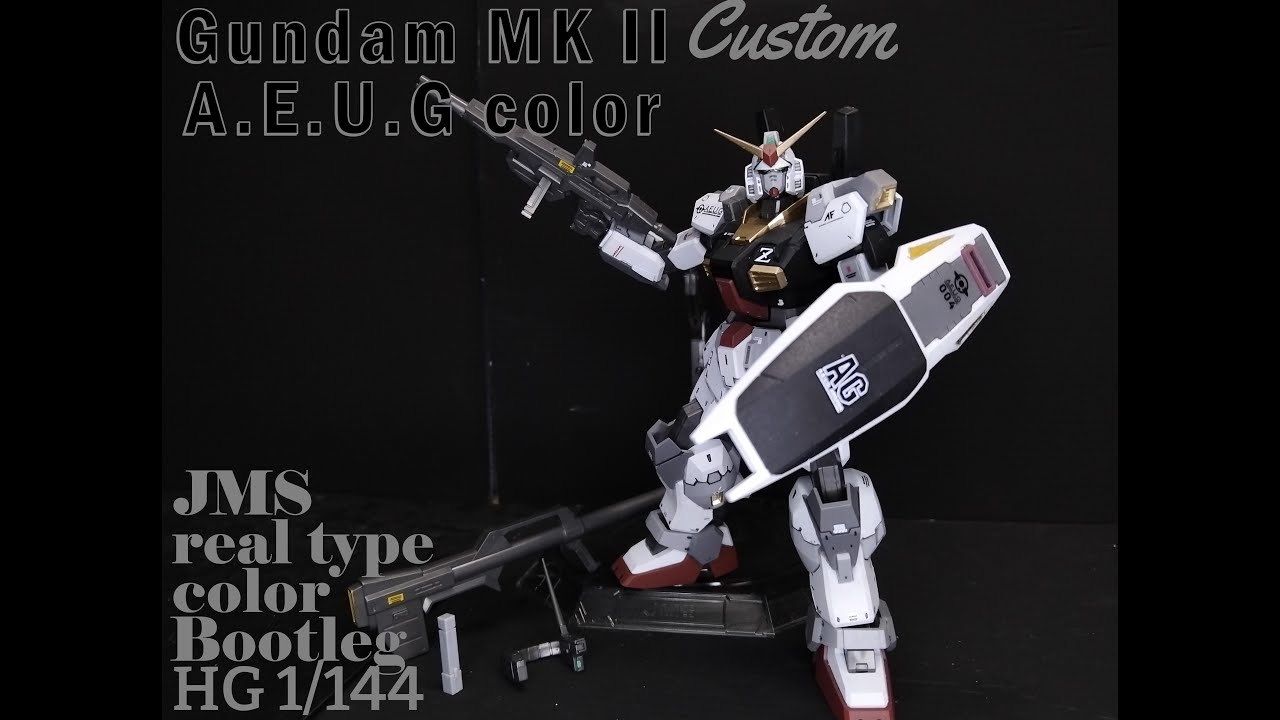 Gundam MK II CSUTOM airbrush paint (Third party Kit  bootleg JMS)