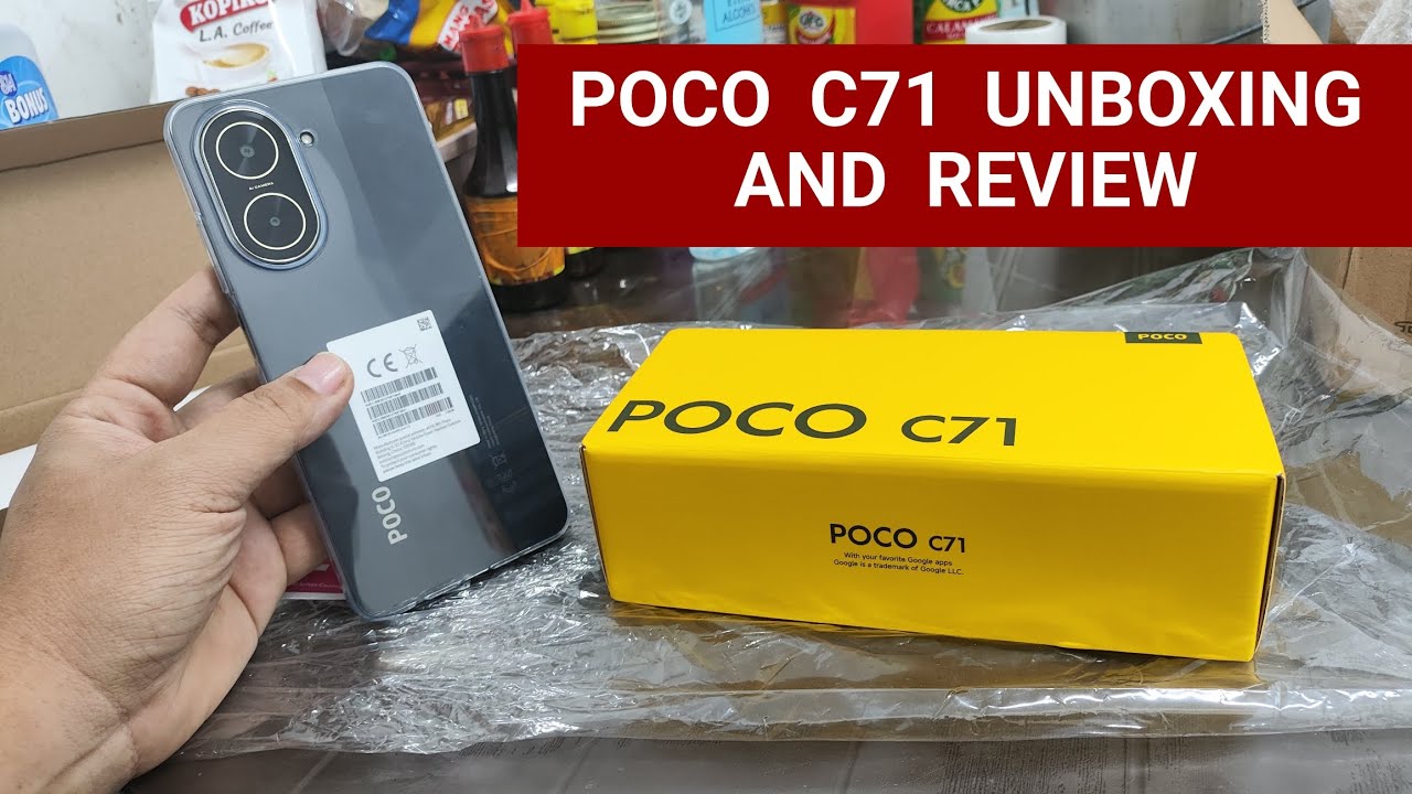 Poco C71 Unboxing and Review 4GB RAM 128GB Xiaomi Phones 