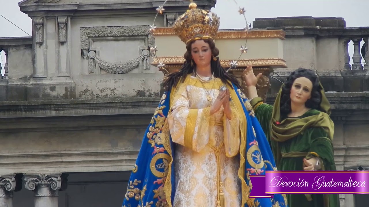 Inmaculada Concepción del Templo de San Francisco a su paso por Cateddral Metropolitana