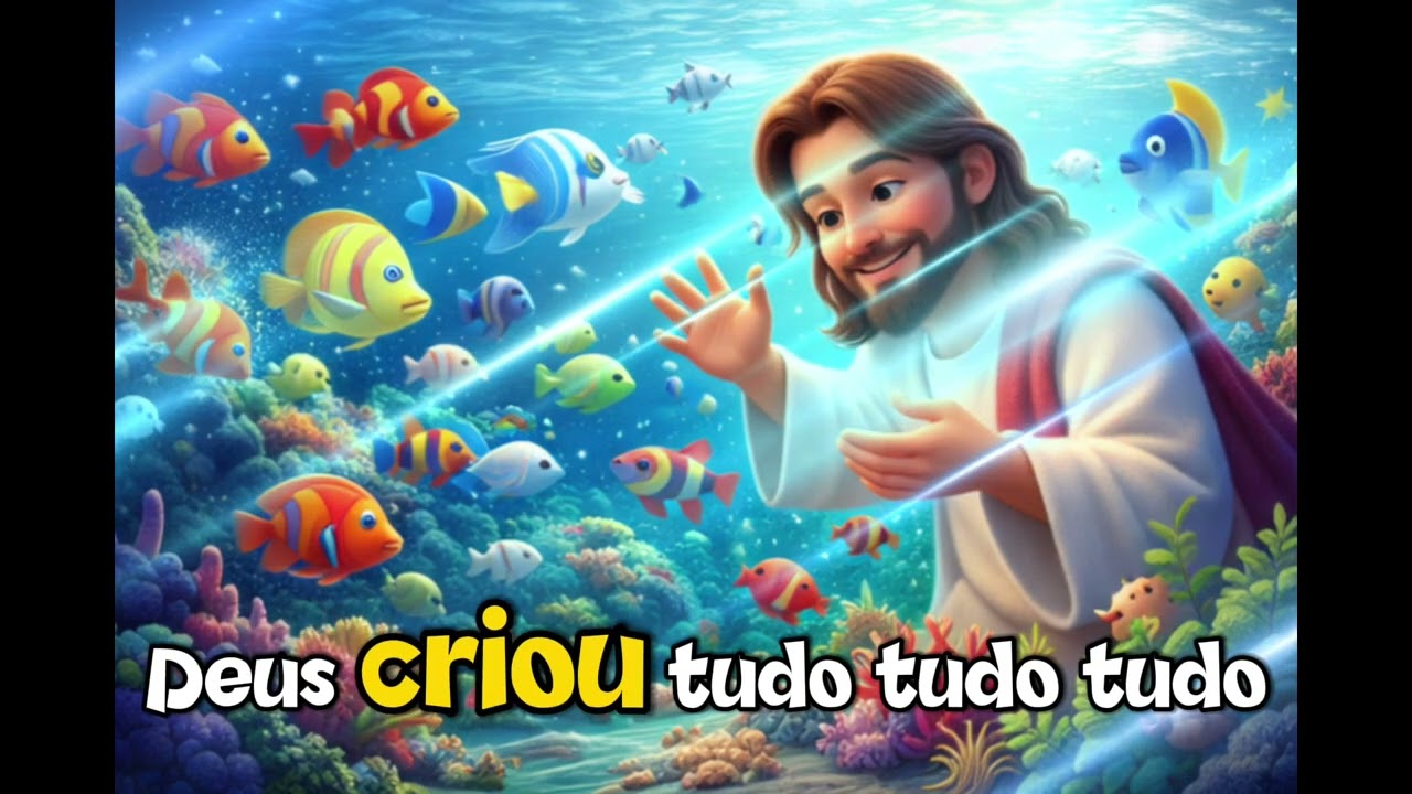 A CRIAÇÃO - Linda canção infantil sobre a criação de Deus