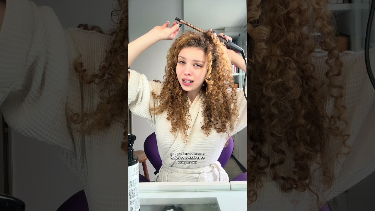 Babyliss fino para cabelo cacheado #cabelocacheado #cacheadas #cachos #babyliss