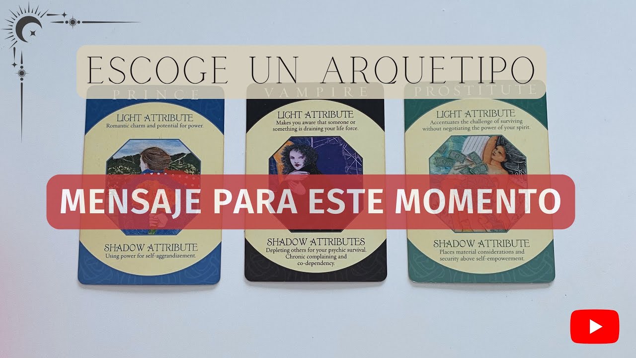 Mensajes de poder personal. #tarot Escoge un arquetipo.