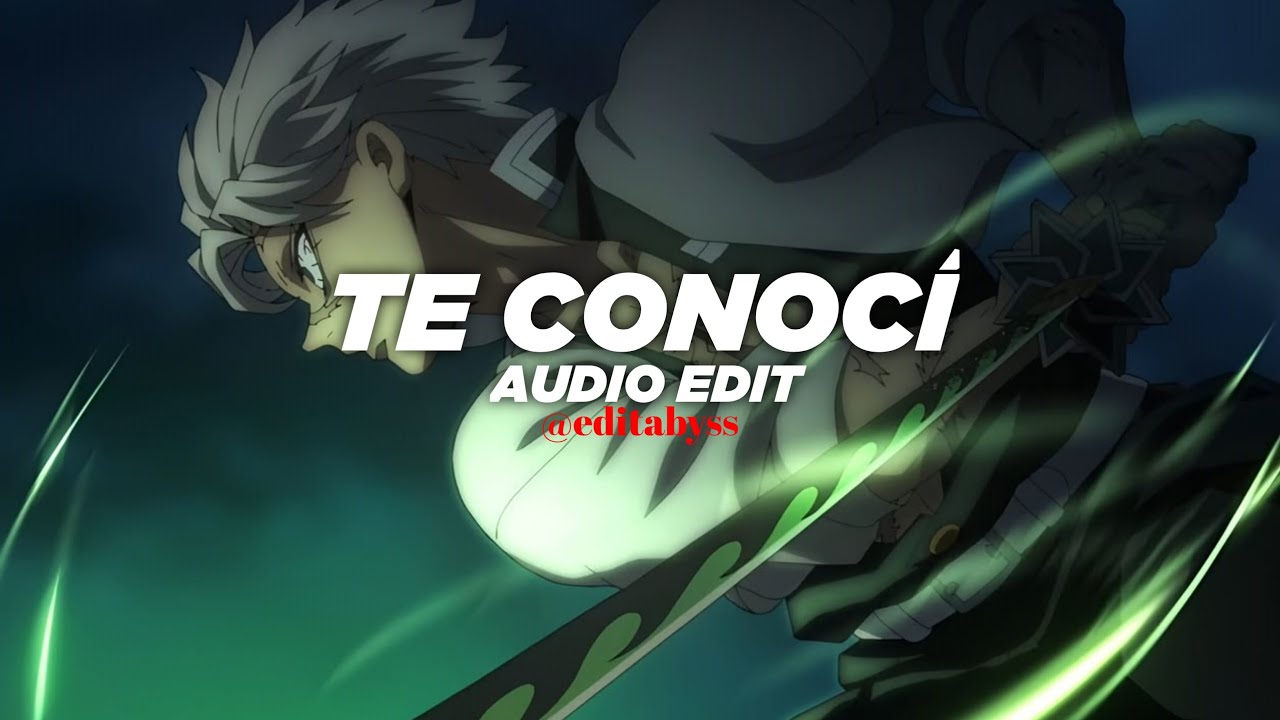 TE CONOC&Iacute; - bxkq, PXLWYSE [Edit Audio] Slowed + Reverb