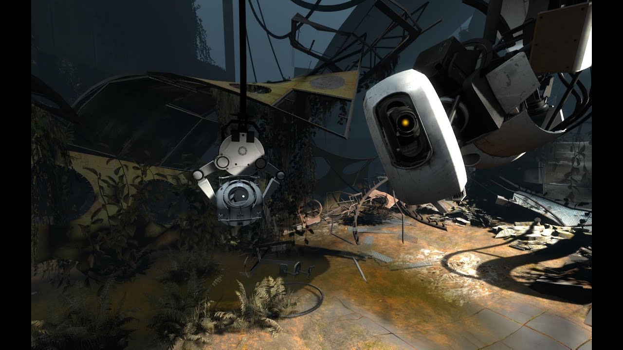 Portal 2 прохождение 1 глава (6-10) Конец