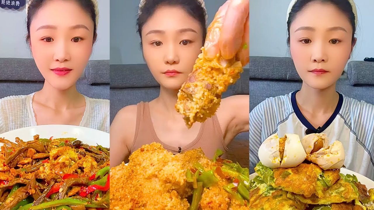 1 Hour ASMR Mukbang | Satisfying Eating Sounds for Sleep, Relaxation & Study #1048