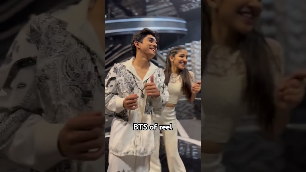 BTS of reel. super dancer chapter 4 #sanchitstyle #superdancer #arshiyasharma #reels #youtubeshorts
