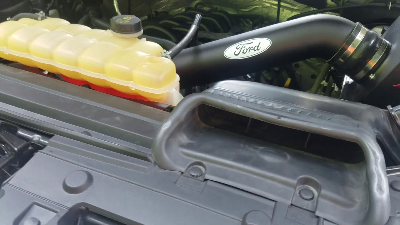2015 - 2019 F150 Radiator drain plug location