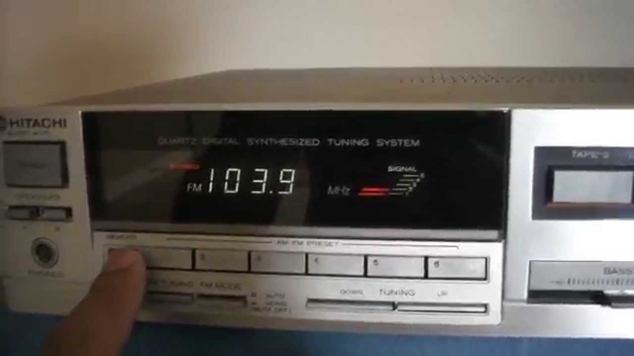 Hitachi HTA-3000 AM/FM Stereo Receiver