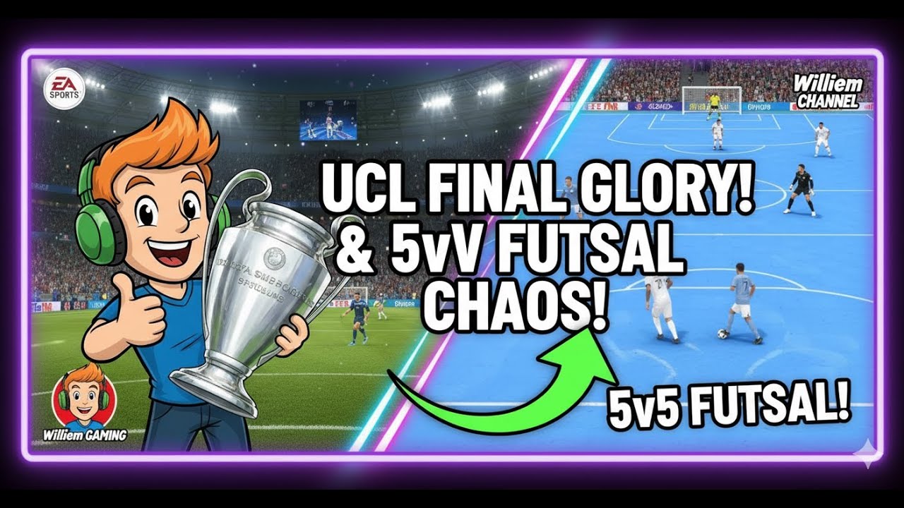 UCL FINAL GLORY & 5v5 FUTSAL CHAOS! (EA SPORTS Football Madness!)