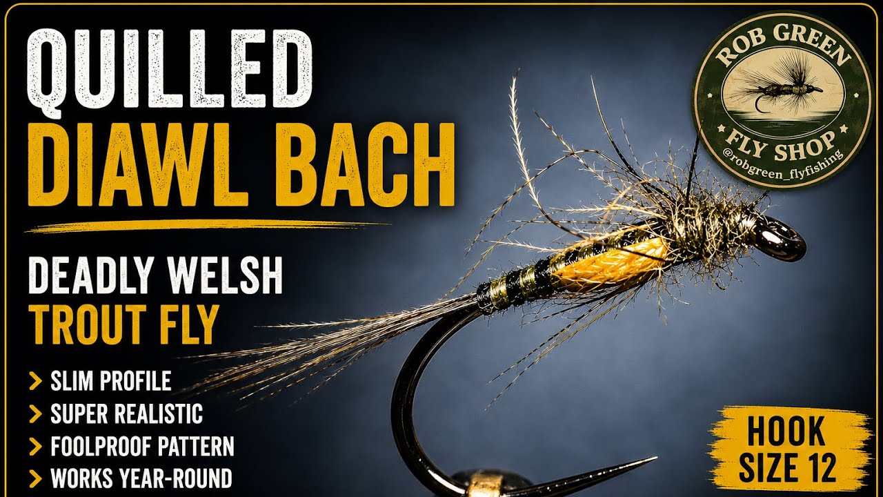 Diawl Bach из пера | Убойная валлийская мушка на форель #вязаниемушек #нахлыст #туториал