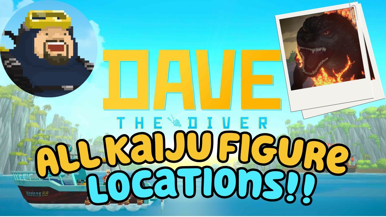 Dave The Diver-All Kaiju Figure Locations