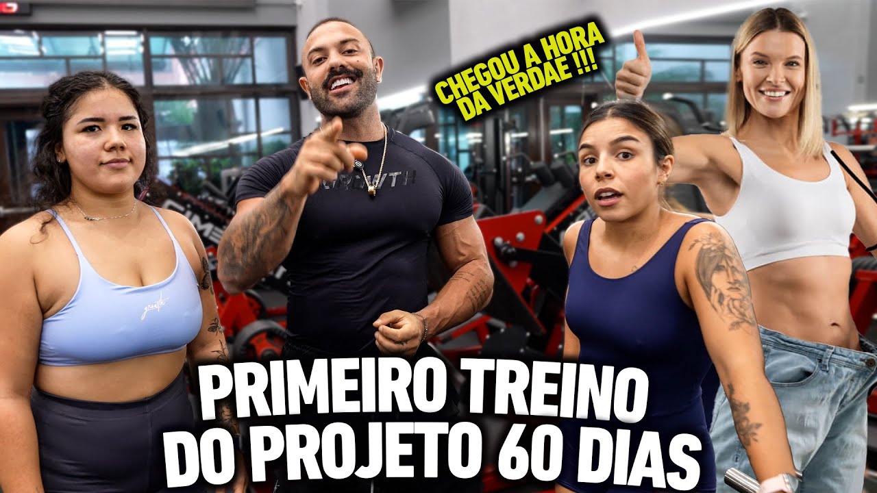 PRIMEIRO TREINO DO PROJETO 60 DIAS - CHEGOU A HORA DE GASTAR CALORIAS  !!!